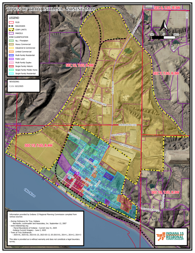 TROY ZONING MAP